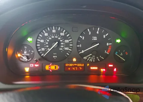 2001 BMW 530 I Automatic z USA, uszkodzony, nr VIN WBADT63411CF13283